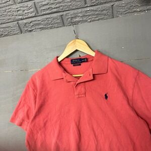 Polo Ralph Lauren Men Classic Fit Coral Pink Short Sleeve Polo Shirt M M